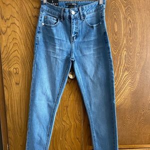 Light washed fashion nova skinny jeans